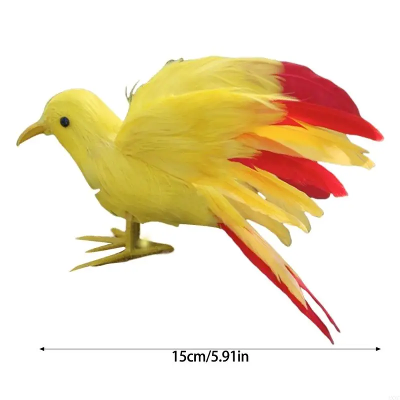 AXYC Realistic Artificial Birds for Indoor and Outdoor Decoration Backyard Lawn Decoration with Various Styles for Home