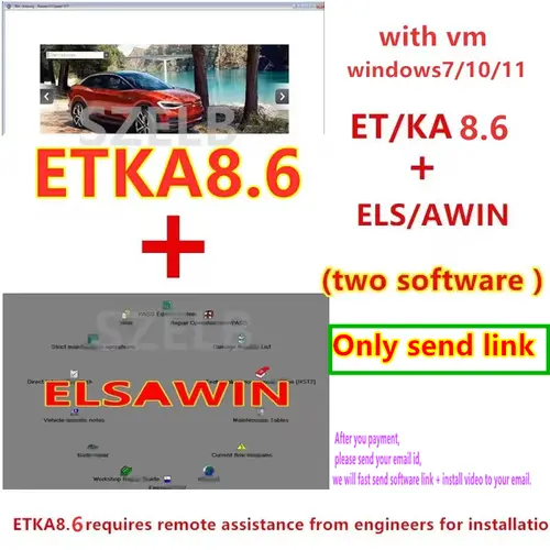 Newest ETKA 8.6+ Elsawin 6.0 Auto Repair Etka 8.6 Software Group Vehicles Electronic Parts Catalog For V/W+AU//DI+SE//AT+SKO//DA - Image 8