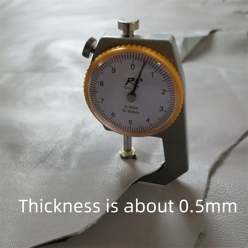 0.5mm Thick Grey Sheepskin. Genuine Leather. DIY Leather Clothes . A Leather Skirt. Clothes Mending. Full-Sheet Cutting