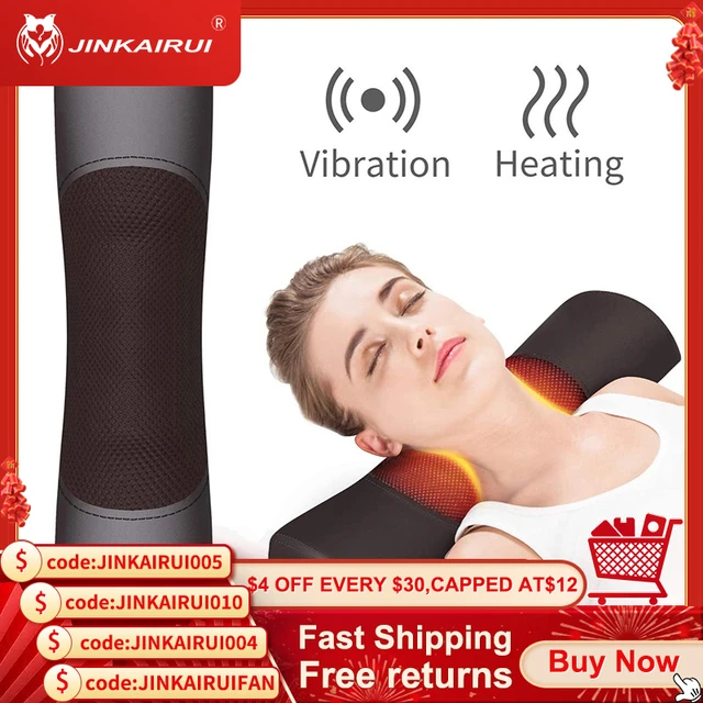 VIKTOR JURGEN Neck and Back Massager Pillow, Shiatsu Kneading