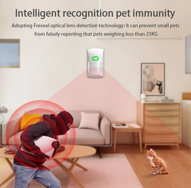 Tuya Intelligence WiFi Infrared Detectors PIR Motion Sensor Alarm Compatible With Smart Life APP Home Security System 3