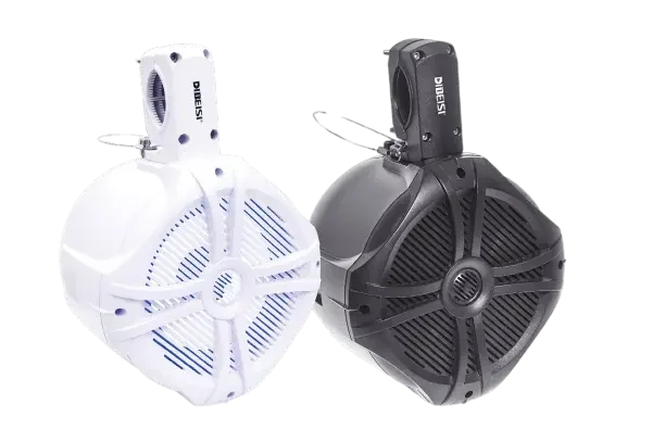 6.5 Inch Marine Tower Speaker With RGB Light Waterproof 8 Inch Boat Yacht Speaker 200W/300W