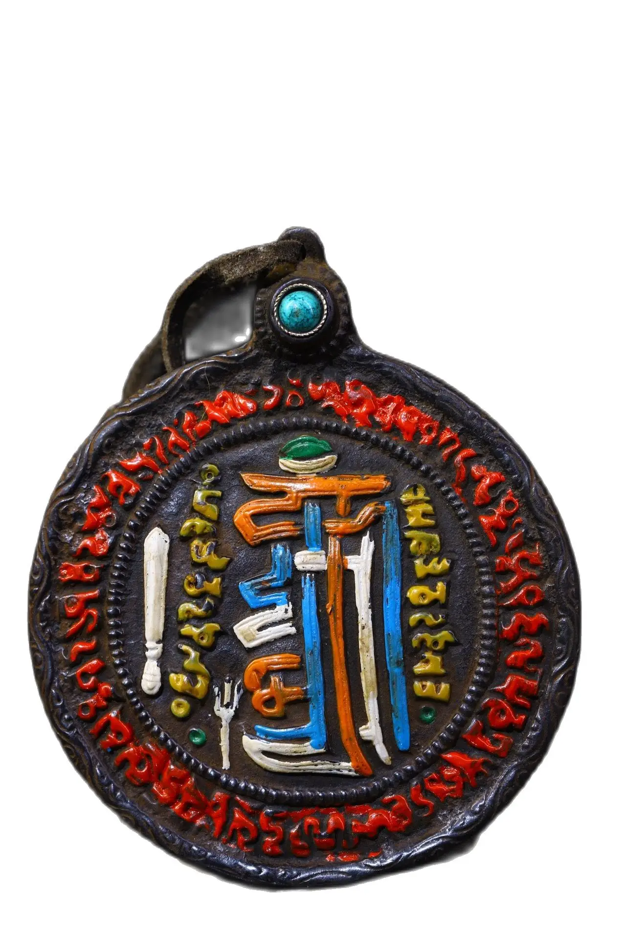 

Antique Collection chinese Handmade Bronze painting Buddha card,Home Decor Metal Crafts,Height 10.5cm,Width 8.8cm