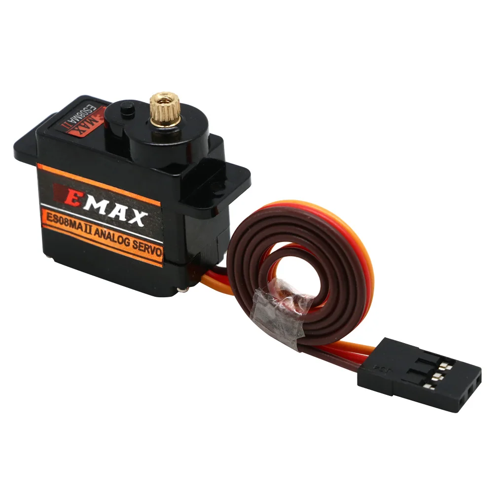 Servo analogico Mini Metal Gear per EMAX ES08MA II 12 g / 1,8 kg / 10 secondi Servo analogico ad alta velocità