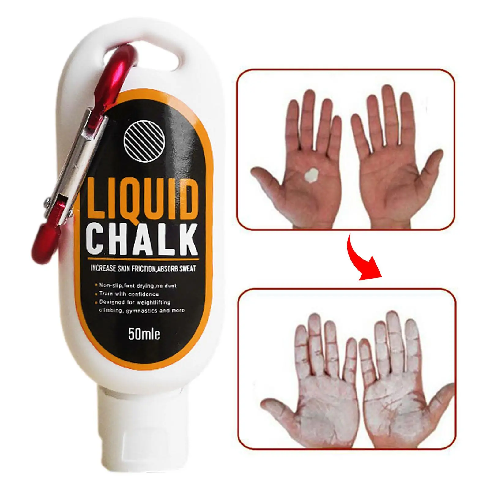 Fitness Anti-Slip Powder Lifting Anti Slip Cream Grip Chalk Sports Magnesium Powder Liquid Sport For Rock Climbing Tennis liquid chalk,magnesium powder