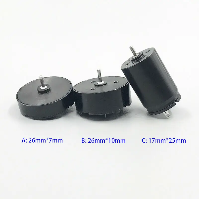 Motor Mudo para Máquina de Tatuagem Rotativa Pólos Substitua Maxon Faulhaber dc 12v 17 mm 26 mm 2607 2610 1725
