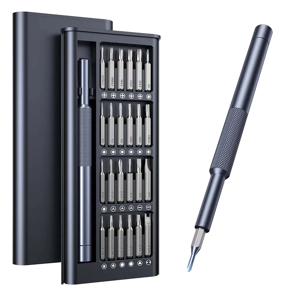 

25-in-1 Small Precision Screwdriver Set,Professional Magnetic Mini Repair Tool Kit for Phone,Computer,Watch,Laptop,Eyeglass