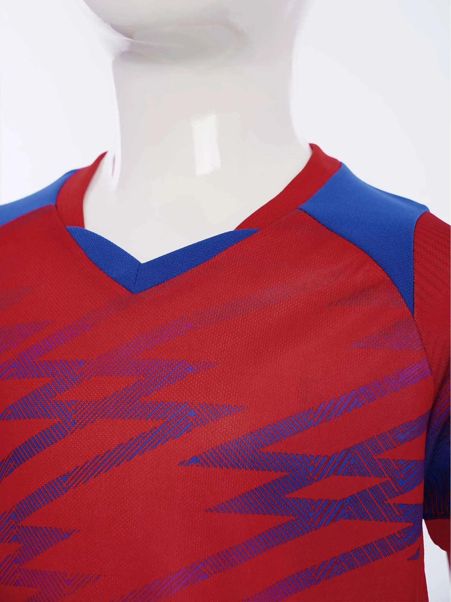 어린이 패션 스포츠 세트 Tracksuit 소년 축구 훈련 유니폼 통기성 빠른 건조 짧은 소매 티셔츠와 스포츠 반바지