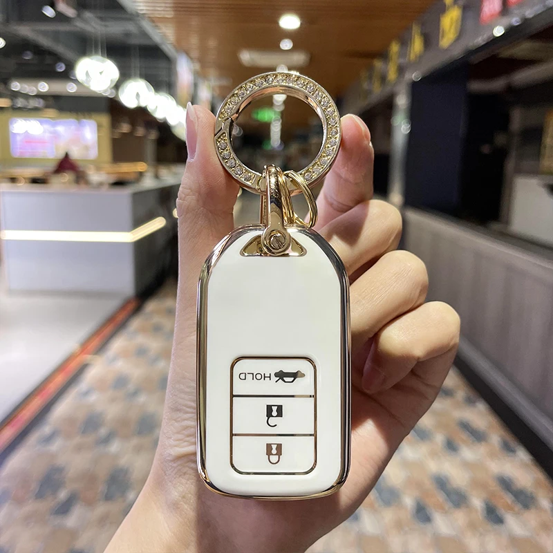 Cover Chiave/telecomando per Honda Accord Civic HRV CRV CR-V misura HR-V città odissea XR-V - Sfcd11d4fc1364fa49db5da673e35413fY