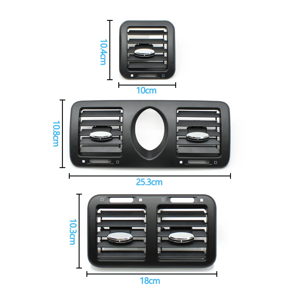 Auto Vorne Hinten Mitte Dashboard Links Rechts Mitte AC Vent Air Vent Panel Abdeckung Für Maserati Quattroporte M139 2004-2012 – Detail 2