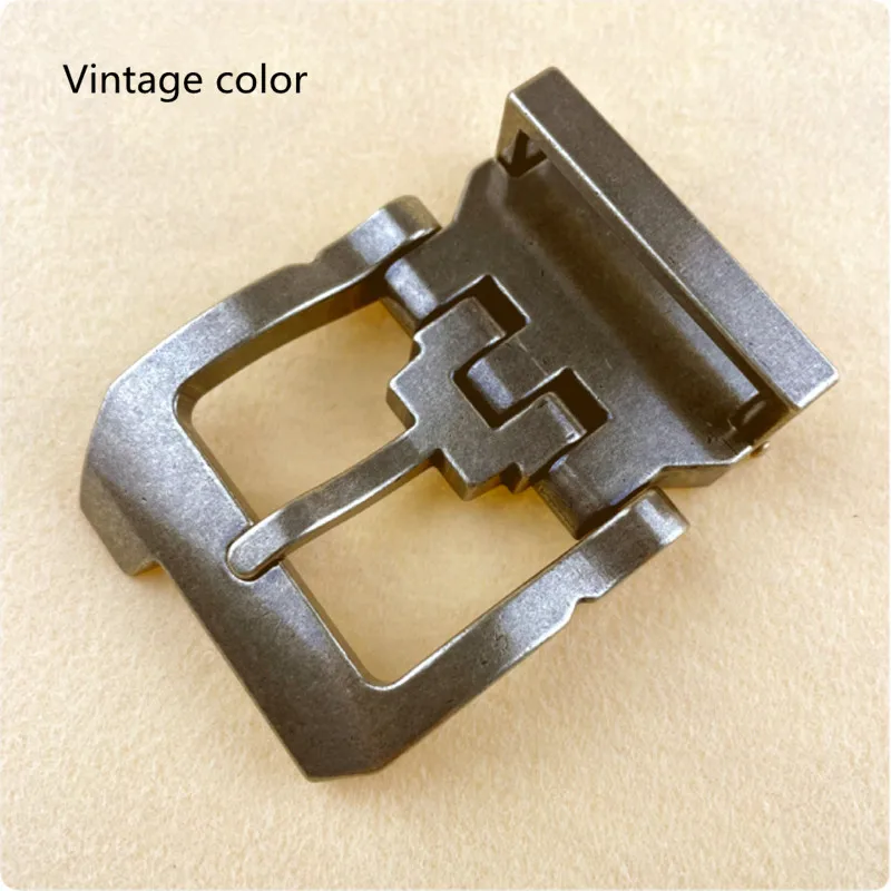 1pcs 황동 스테인레스 스틸 40mm 내부 너비 남자 가죽 공예 전술 벨트 버클 하드웨어 닦았 금속 솔리드 청바지 벨트 DIY