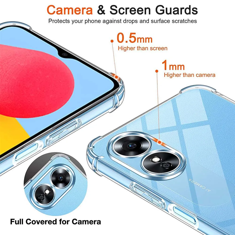  Silicone Phone Cover- camera & screen guards- Smart cell direct 