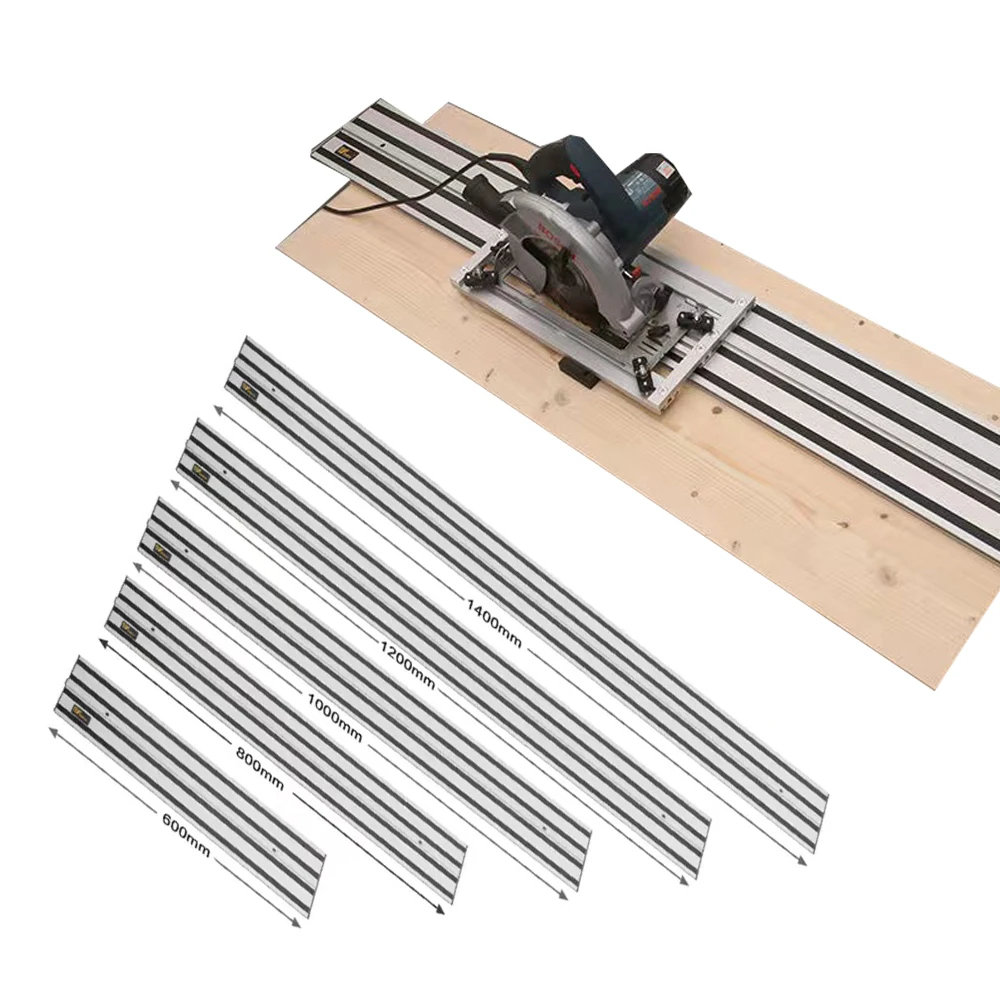 100cm 120cm DIY Woodworking 90° Right Angle Guide Rail Clamp Electric Circular Saw Track Angle Cutting Board Tool for Makita