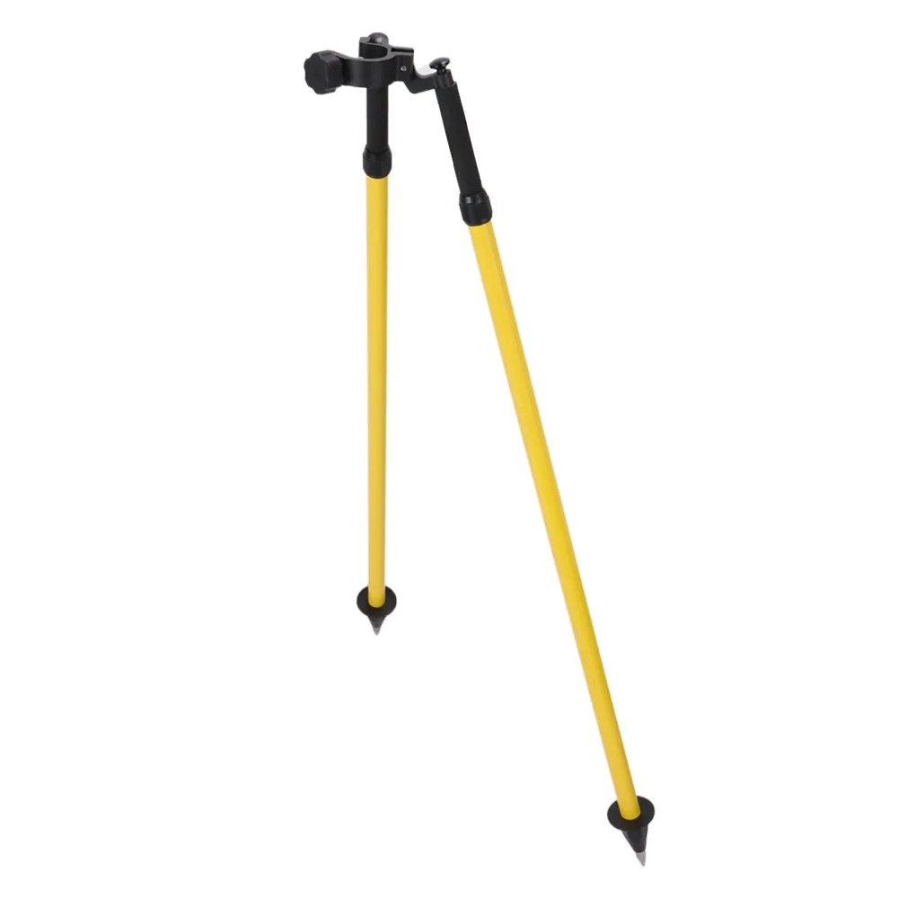 

New In Stock Aluminum Prism Pole Bipod in Yellow, Surveying Tripod Bipod, DZ22A