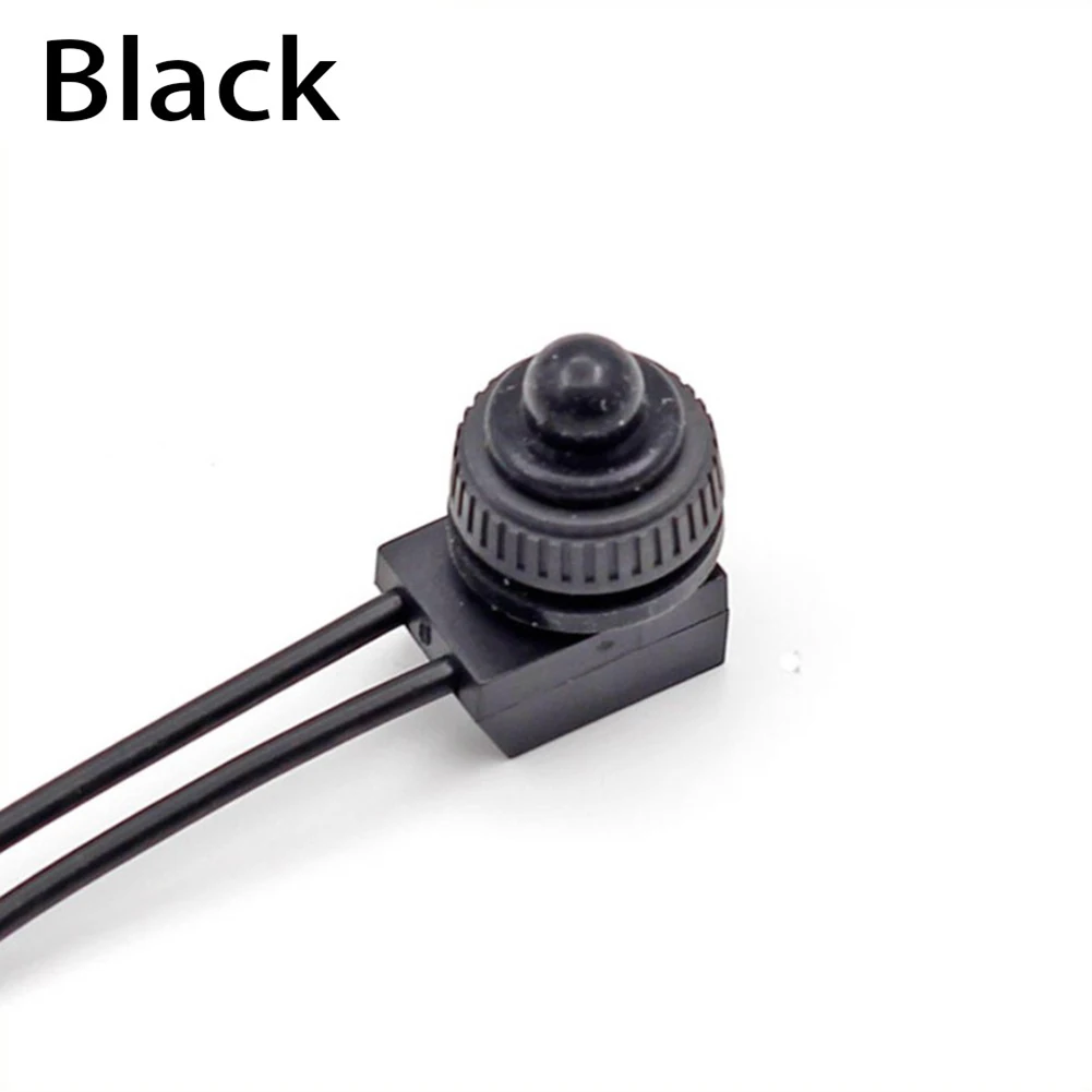 Ein-Aus-Schalter, Drucktastenschalter, rot/schwarz, Gummiabdeckung, robust, wasserdicht, mit Leitungen, Draht, 12 V, 250 V, 3 A, Bakelit-Basis, KP107 – Detail 17