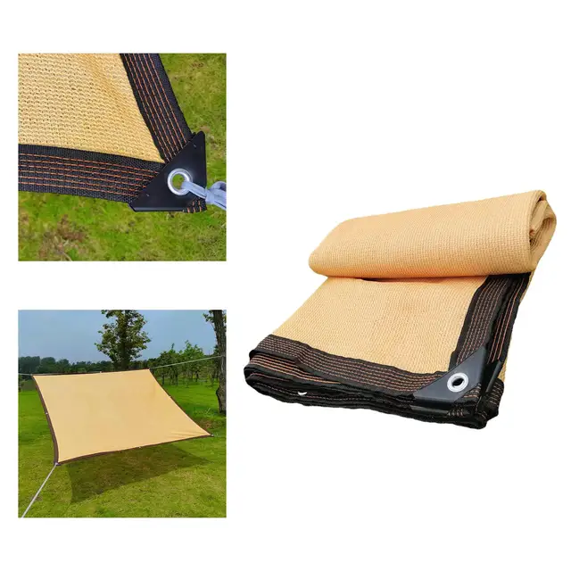 Terasz Háztáji Napsütéses Háló Grommhets Vízálló Erős Árnyékolás Szakítószilárdságú Shadecloth Az Udvar Kertjének Üvegházához - Image 4