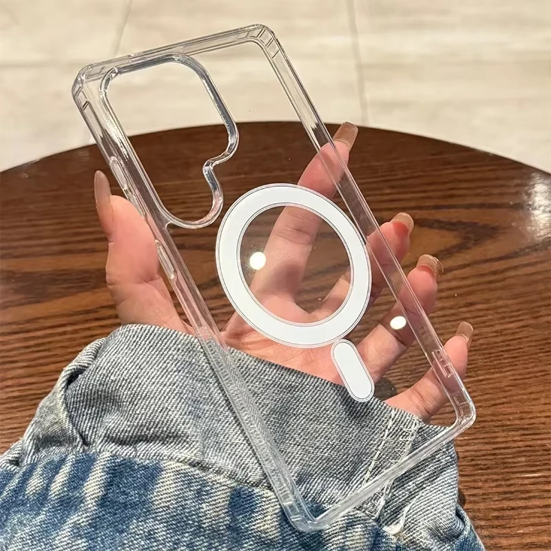 Enhanced Magnetic Wireless Charging Case with Magsafe Compatibility