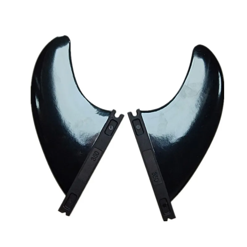 2PCS Depth 3.5 Inch For BiLong FUT Box Surfboard Fin X350 Two Rear Fins Fiberglass + Nylon Surfing Fins Bodyboard Wakeboard