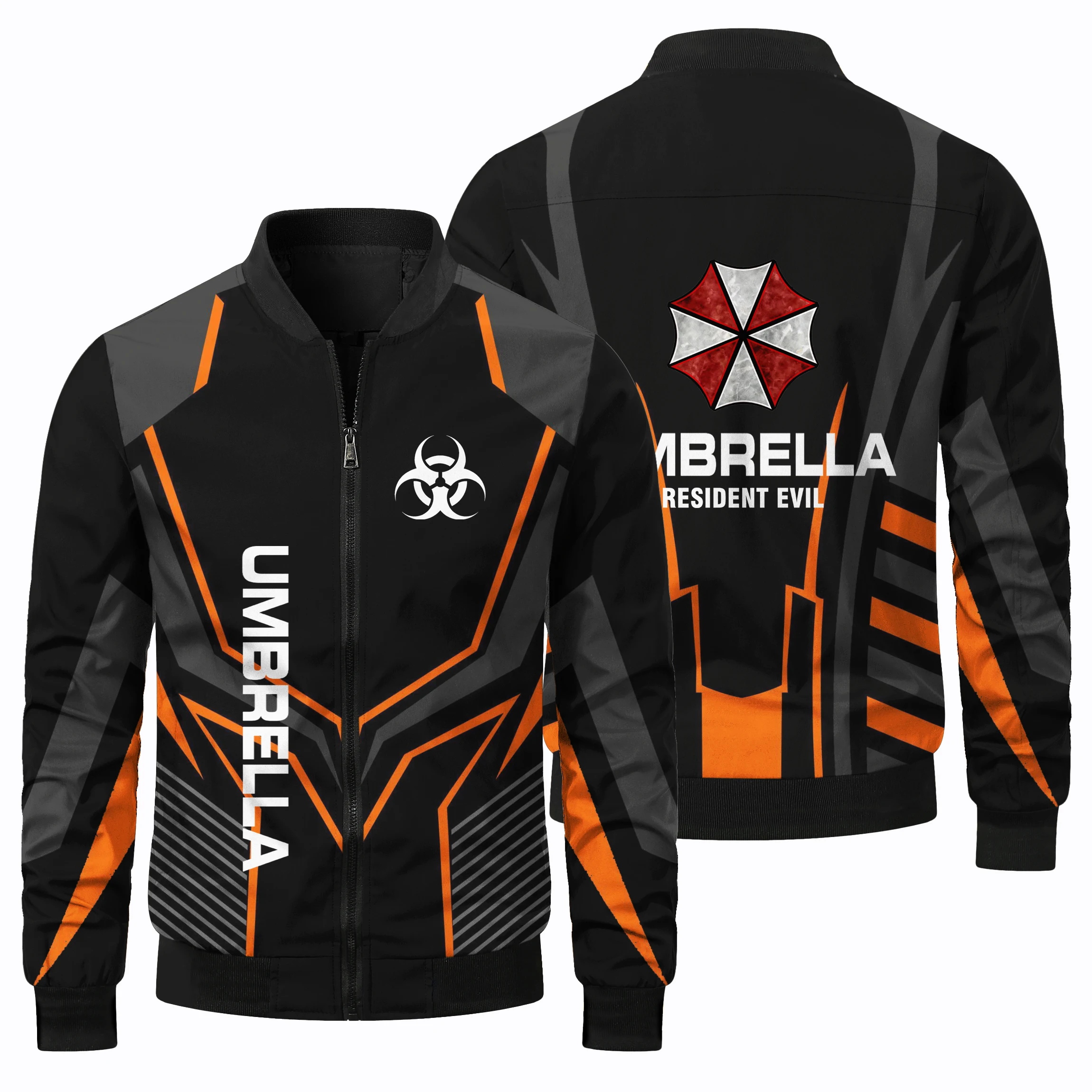 thumbnail image 5 of Chaqueta de manga larga con estampado de logotipo de automóvil en 3D para hombre 2024, para deportes al aire libre, viajes, ciclismo, todoterreno violento, cuello redondo, cremallera superior, 5 of 5