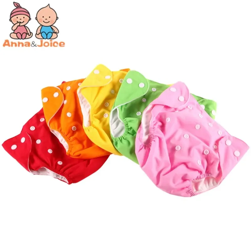 Baby Diaper 10 Pcs/Lot One-Size Adjustable Washable Cloth Nappy Urine Pants 3-12KG children training pants
