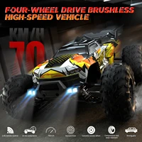 SCY-16101Pro / 16102 Pro 1:16 70KM/H High Speed RC Car with LED 2.4G Brushless 4WD Remote Control Car Off Road 4x4 Toys for Boys 2