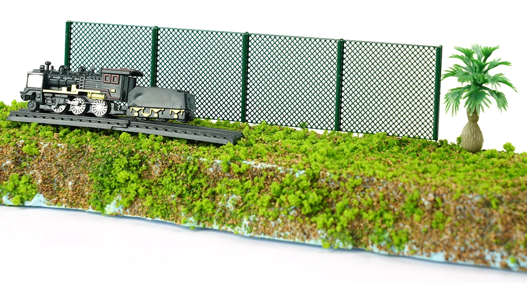 1/64 Miniatur-Modellzaun-Barrieren-Netz für Modellrennen, Mikrolandschaft, Sandtischzaun, DIY-Zubehör – Detail 16