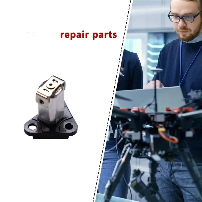 Charnière Avant Métal pour DJI Mini 3/4 Pro/5 Pro - Pièce Drone Noire