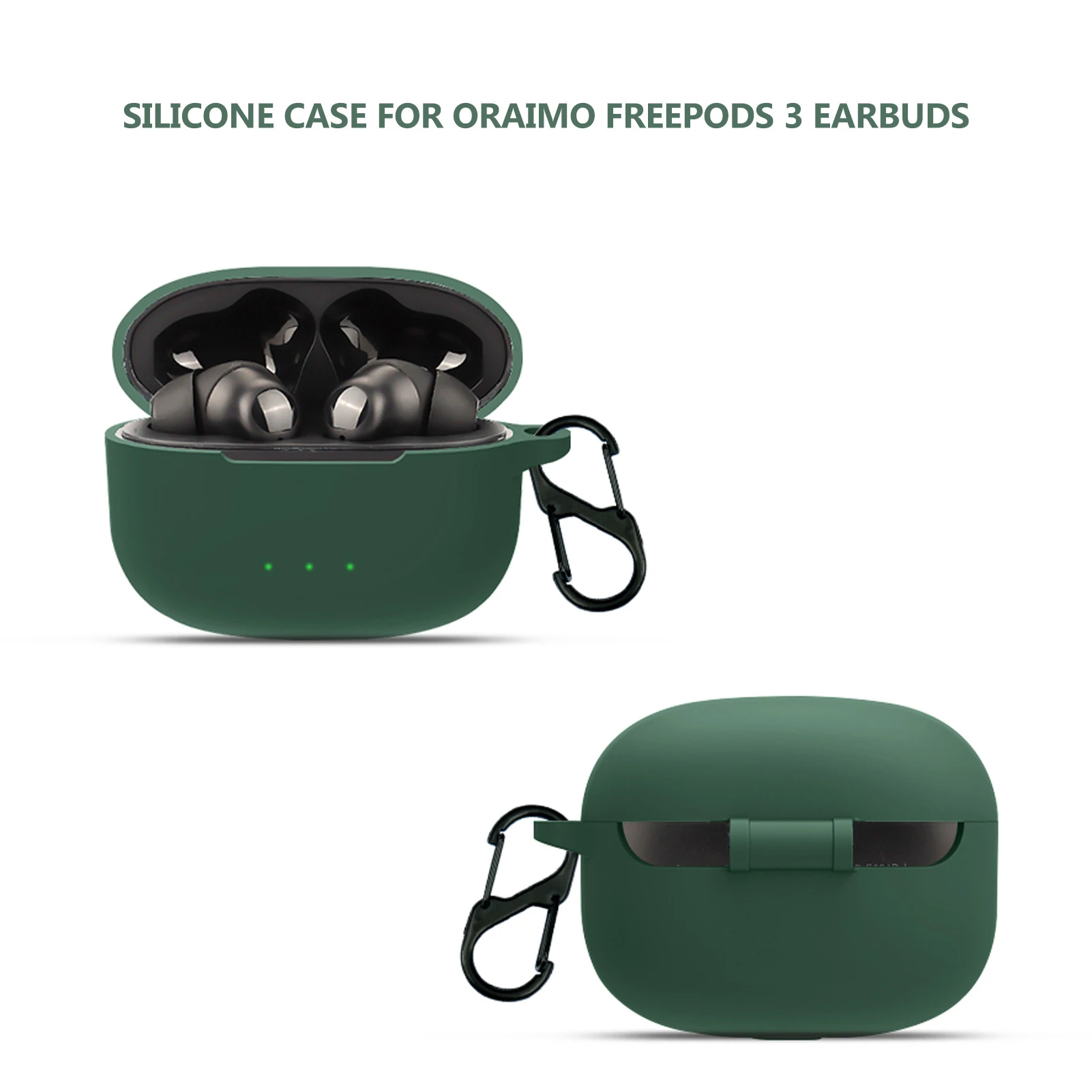 Earbuds Protective Case For Oraimo FreePods 3 Earphone Charging Box