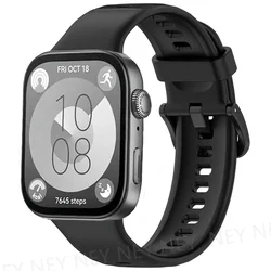 Silicone Sport Watchband for Smartwatch - Durable and Stylish Accessory (2 Drak black)