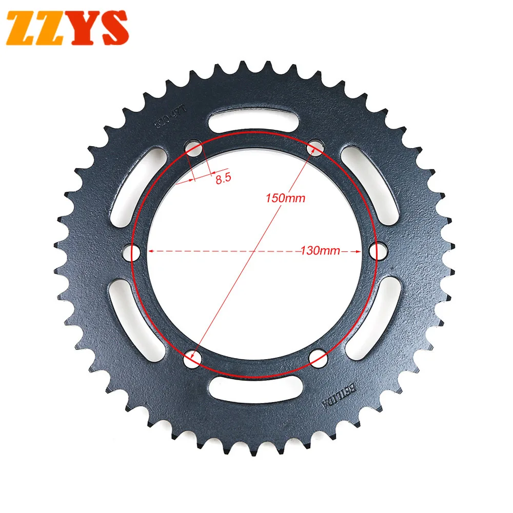 

520-47T 520 47T 47 Tooth Motorcycle Rear Sprocket Gear Staring Wheels Cam For Honda Road XL350 XL350R XL 350 XL500 XL500S XL 500