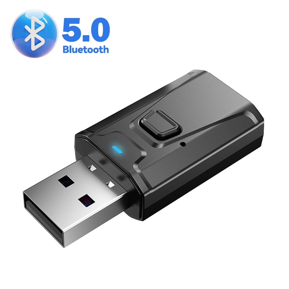 4 in 1 Wireless Bluetooth 5.0 Transmitter Receiver Adapter 3.5mm AUX for TV PC Headphones Home Stereo Car HIFI Audio Receiver