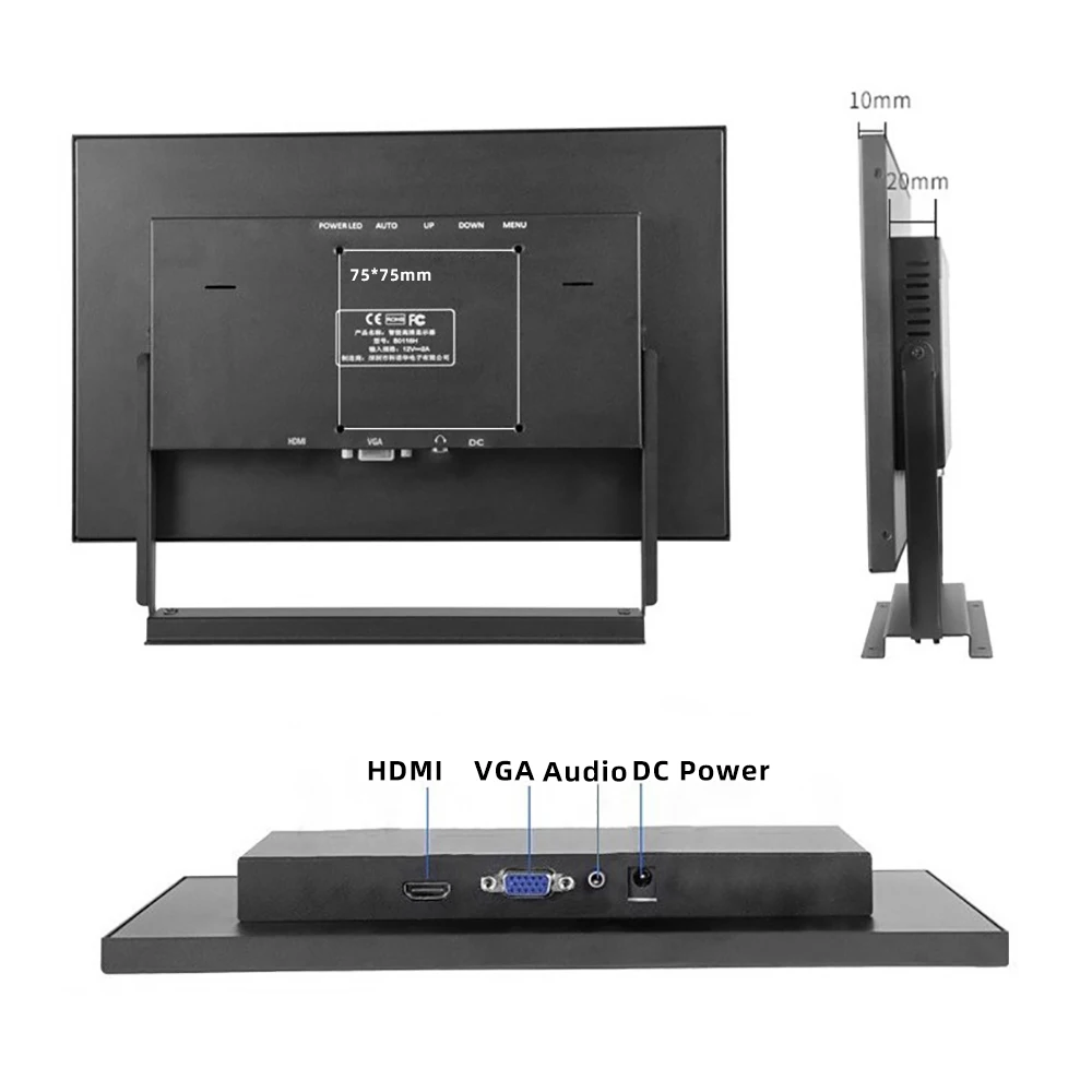 ޴  PC HDMI PS3 PS4 Xbox360 HD IPS, 13.3/15.6 ġ, LCD ÷ ǻ, ī޶
