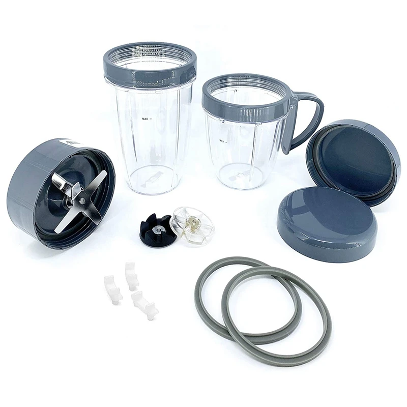 Premium Accessory Kit Compatible For Nutribullet 900w/600w Series, Cups