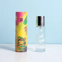 Luxury Floral Fruity Perfume in Elegant Cylinder Gift Box - Long - Lasting Eau De Toilette (Fruit Tropics 30ml)