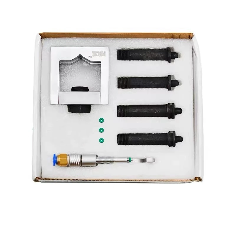 Common Rail Repair Tools Universal Diesel Common Rail Injector Clamp Fuel Nozzle Oil Inlet Connector Adaptor Repair Tool for Bosch Denso