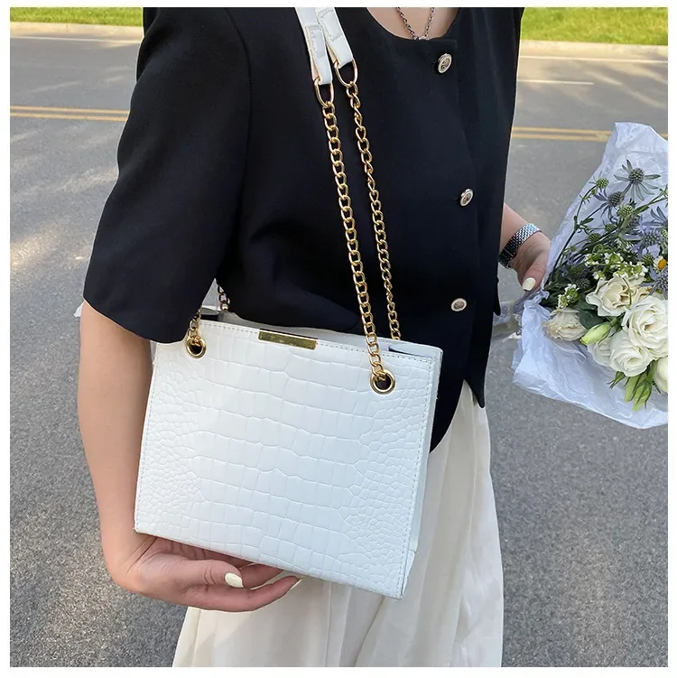 Women's PU Leather Bag Chain Strap Crossbody