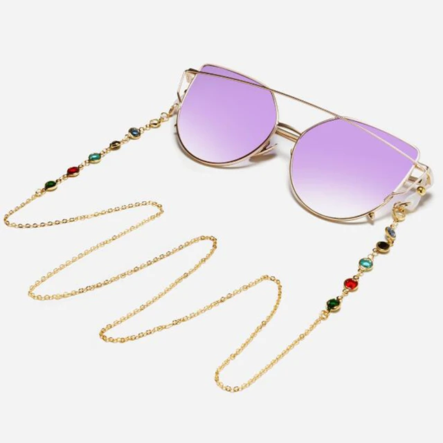 2023 Fashion Glasses Chains Women Eyeglasses Sunglasses Eyewears Cord  Holder Neck Strap Rope Chain Lady Pearl Mask Hanging Rope - Chains &  Lanyards - AliExpress