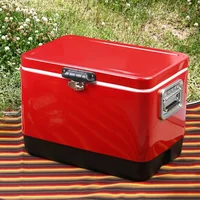 High Quality Hot Vehicle Mini Cooler Fridges 29L 51L Portable Car Refrigerator For Camping Outdoor 2