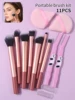 41411-5096b4.jpg 11 PCS Professional Makeup Brush Kit, Soft Fluffy Bristles, Foundation Blush Eyeshadow Brushes + Makeup Sponge + Eyebrow Razor