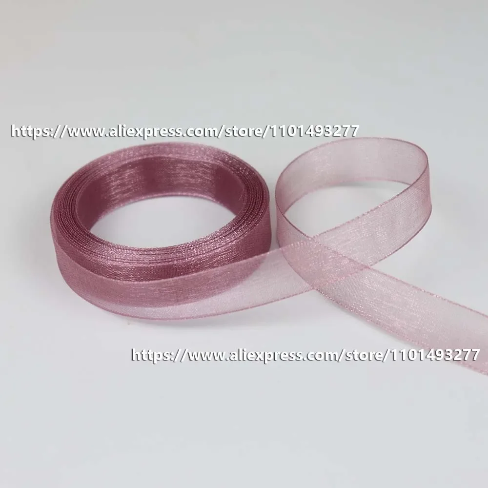 5 Yards Organza Ribbon for Gift Wrapping and Crafting