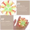 7 PCS Sucker Ball Sticky Balls That to The Ceiling PVC Suction Cup Creative Toy 5
