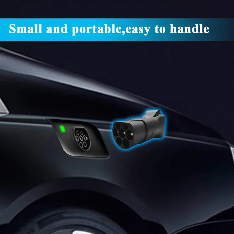 Electric Car Side Discharge Plug EV GBT 16A Charger adapter with EU Socket Outdoor Power Stationneed car supports V2L