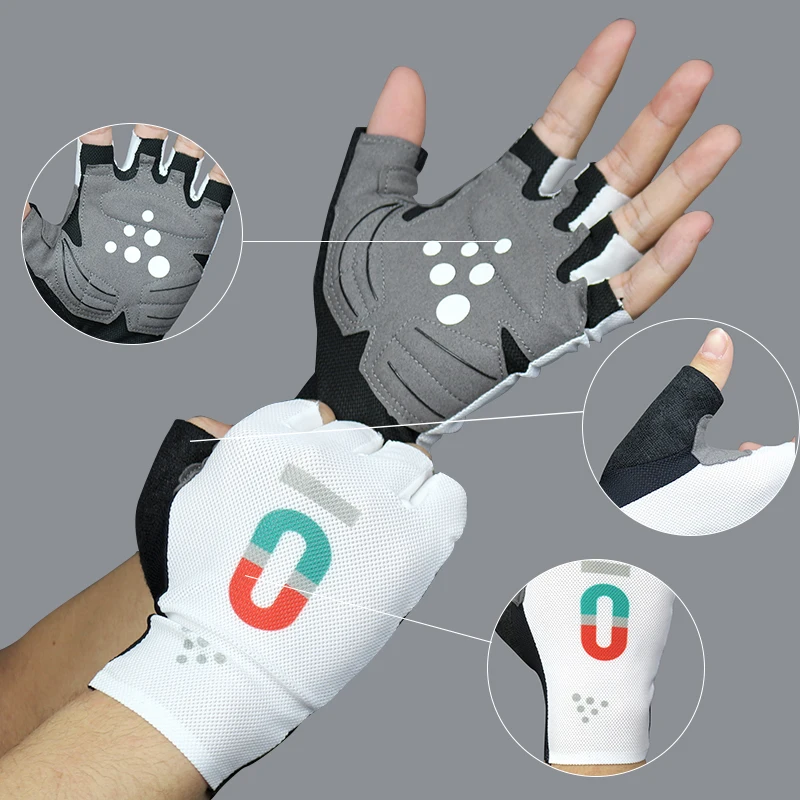Guantes Ciclismo Men Women Pro Aero Cycling Gloves Team Light Half Finger Anti Slip Shockproof Road Bike Gloves 2
