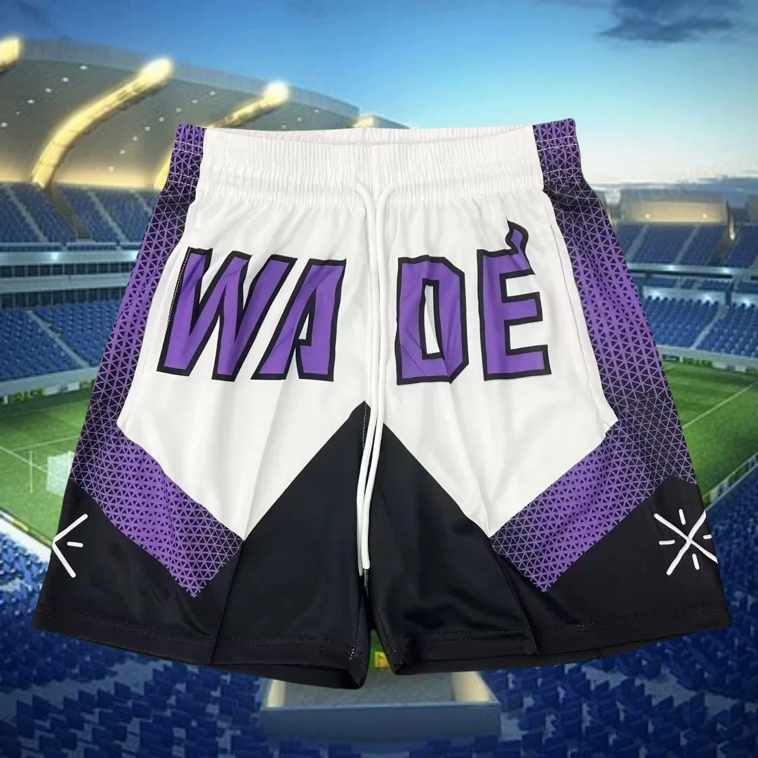 The Latest Wade American Sports Basketball Shorts 3D Digital Printing Casual and Comfortable Breathable Quick-drying Shorts