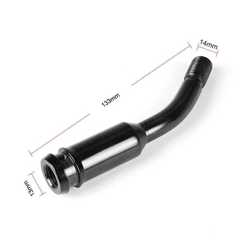 1 Pc Car Black Racing Gear Shifter Stick Lever Bent Extension for For VW T3 T25 T4 1985-2003 Accessories Auto Replacement Parts