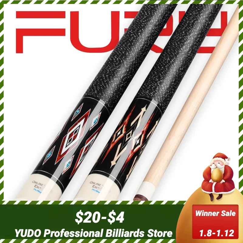 

Фрикционный бильярдный кий FURY DD-1/3, 12,5 мм, тигровый наконечник HT2, кленовый вал XTC, наконечник, быстрое соединение, Бильярд, ручная работа, линия Lrish