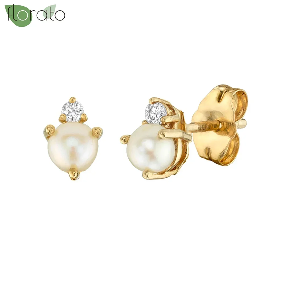 Женские серьги-гвоздики из серебра 925 пробы