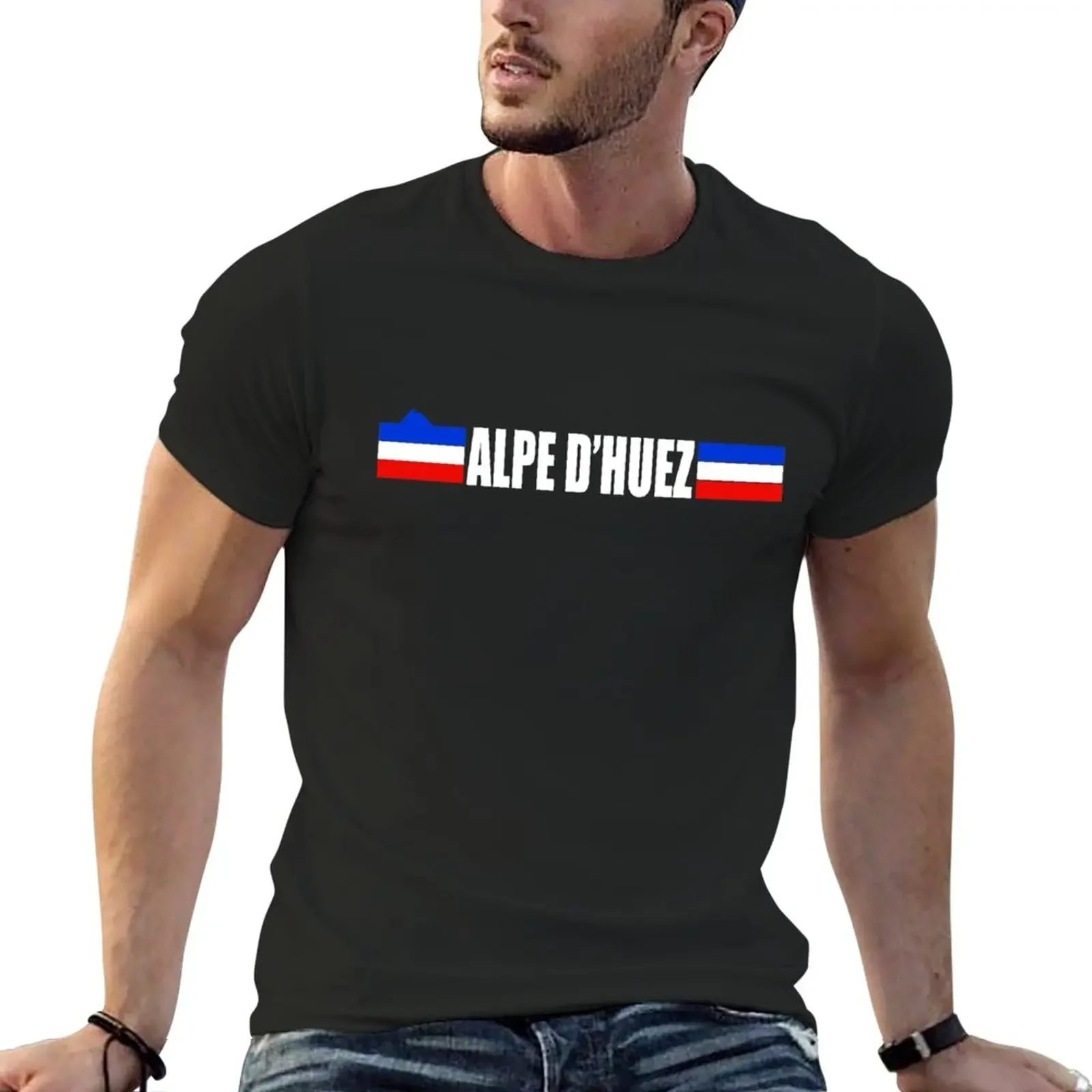 

Alpe d'huez Cycling T-Shirt Short sleeve tee oversizeds mens graphic t-shirts hip hop