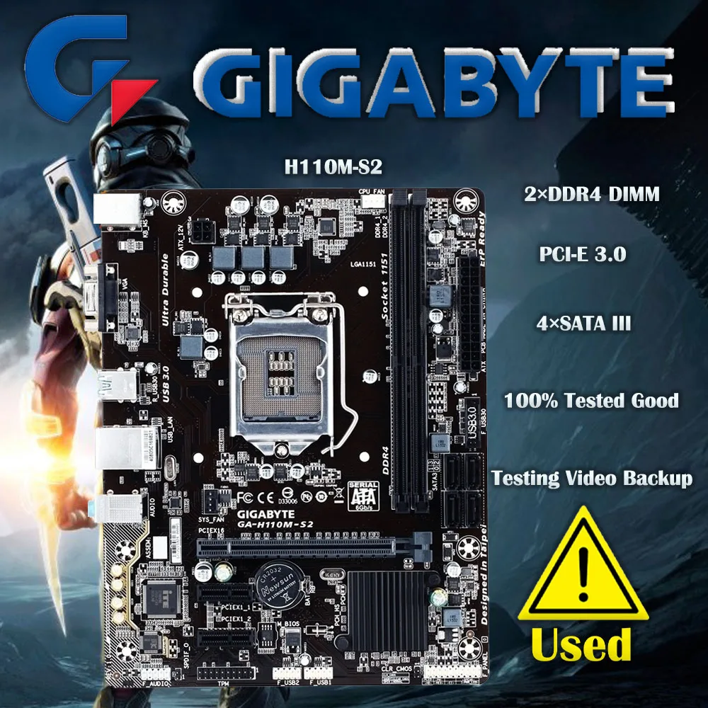 UsedGIGABYTEGAH110MS2MotherboardH110LGA1151i3i5i7DDR432G.jpg