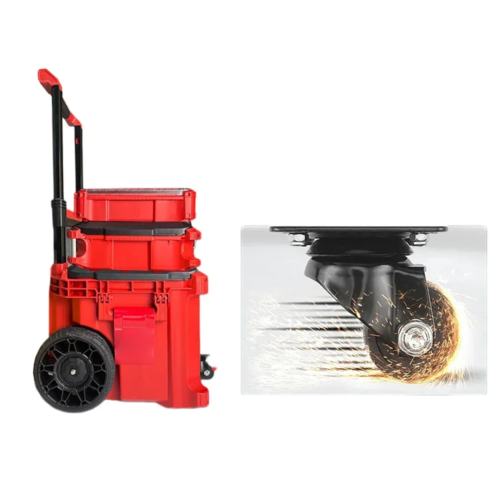 Heavy Duty Wheels Caster Wheel Kit 200 Lbs Load Capacity Effortless Mobility Ergonomic Design Foldable Mechanism